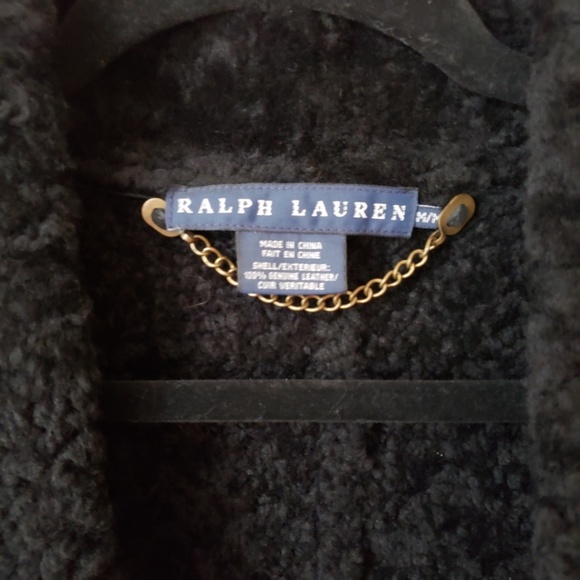 ➡️ SOLD Ralph Lauren Long Leather Coat - Picture 8 of 8